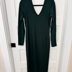 Marine Layer Lexi Rib V-Neck Maxi Dress